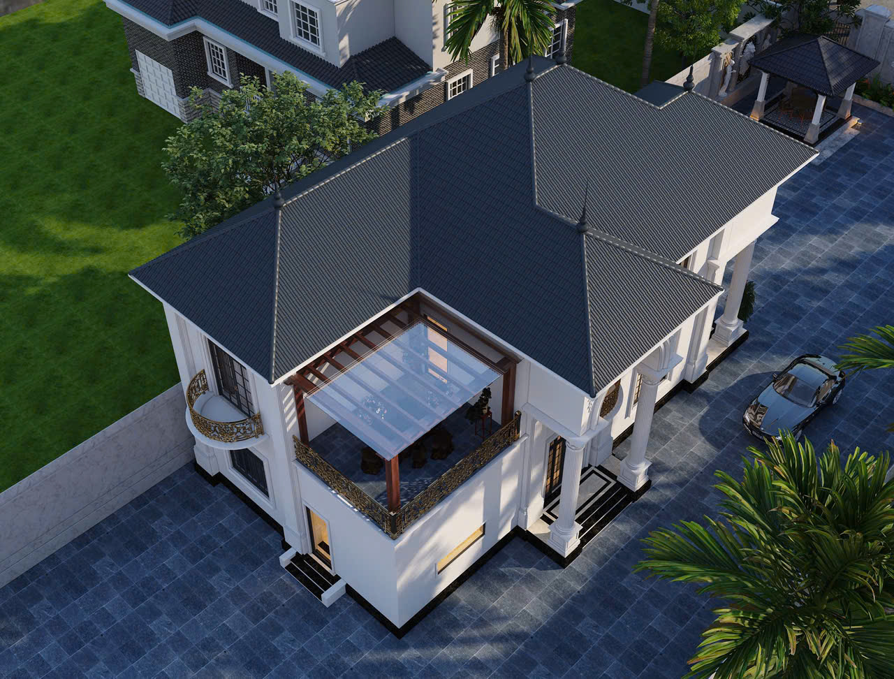 Thiết kế công trình nhà ở sân vườn ( mẫu 1)