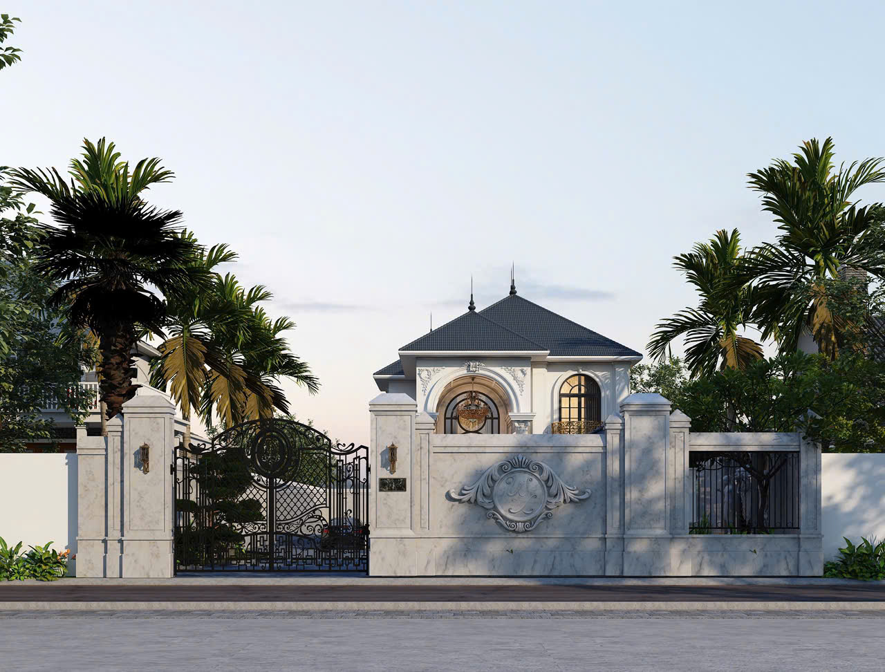 Thiết kế công trình nhà ở sân vườn ( mẫu 1)