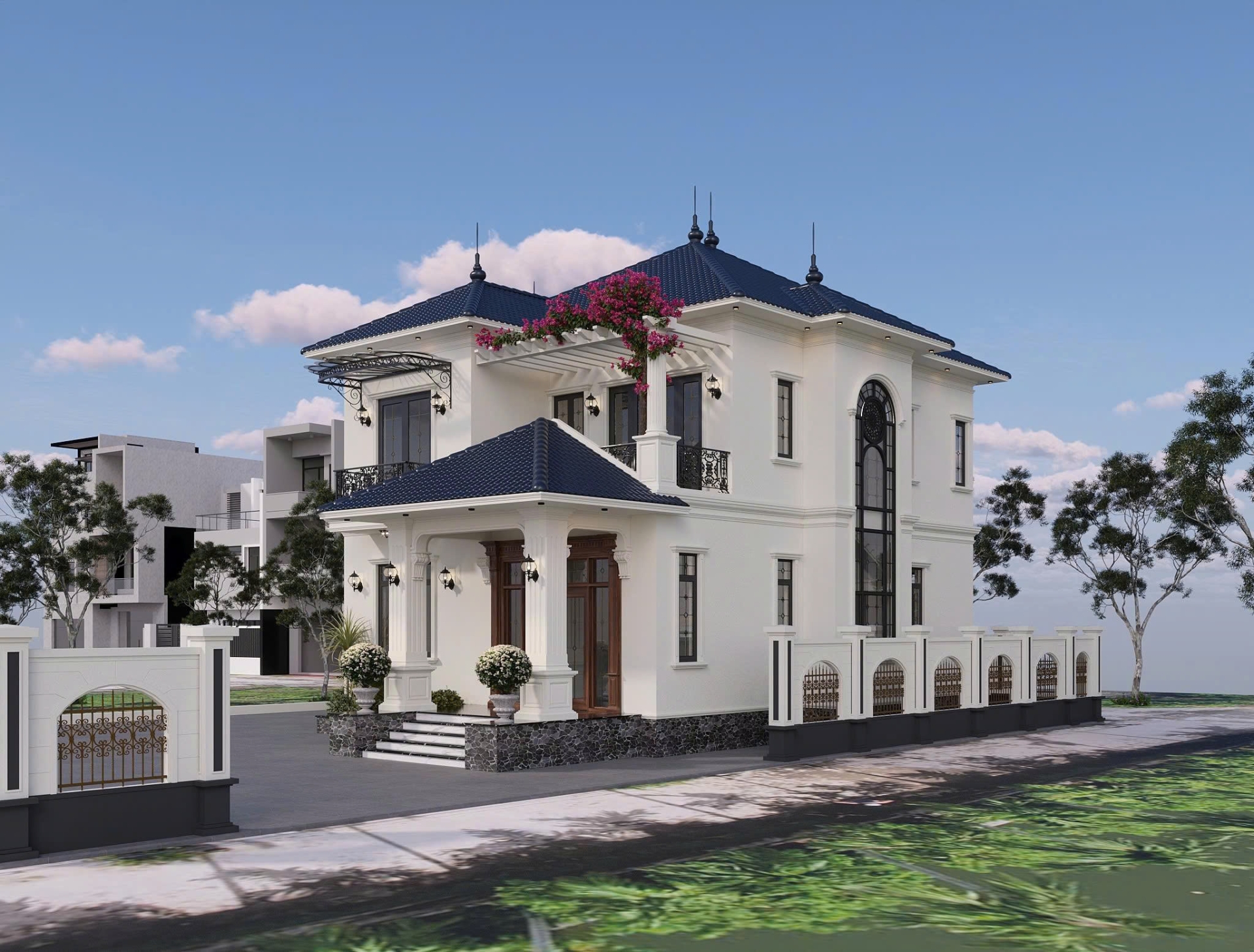 Thiết kế mẫu nhà ở sân vườn ( mẫu 2)