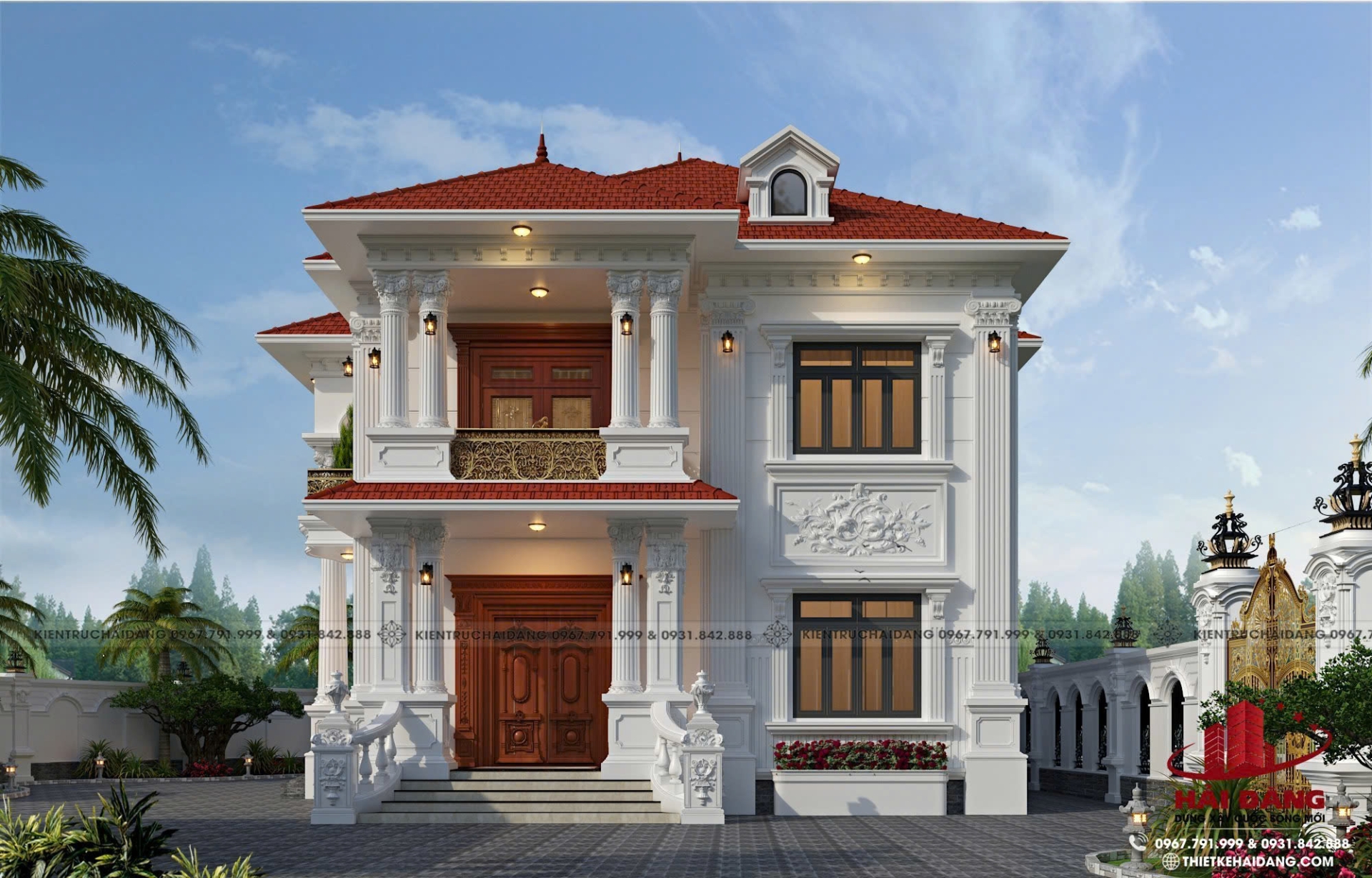 Thiết kế nhà ở sân vườn ( mẫu 3)