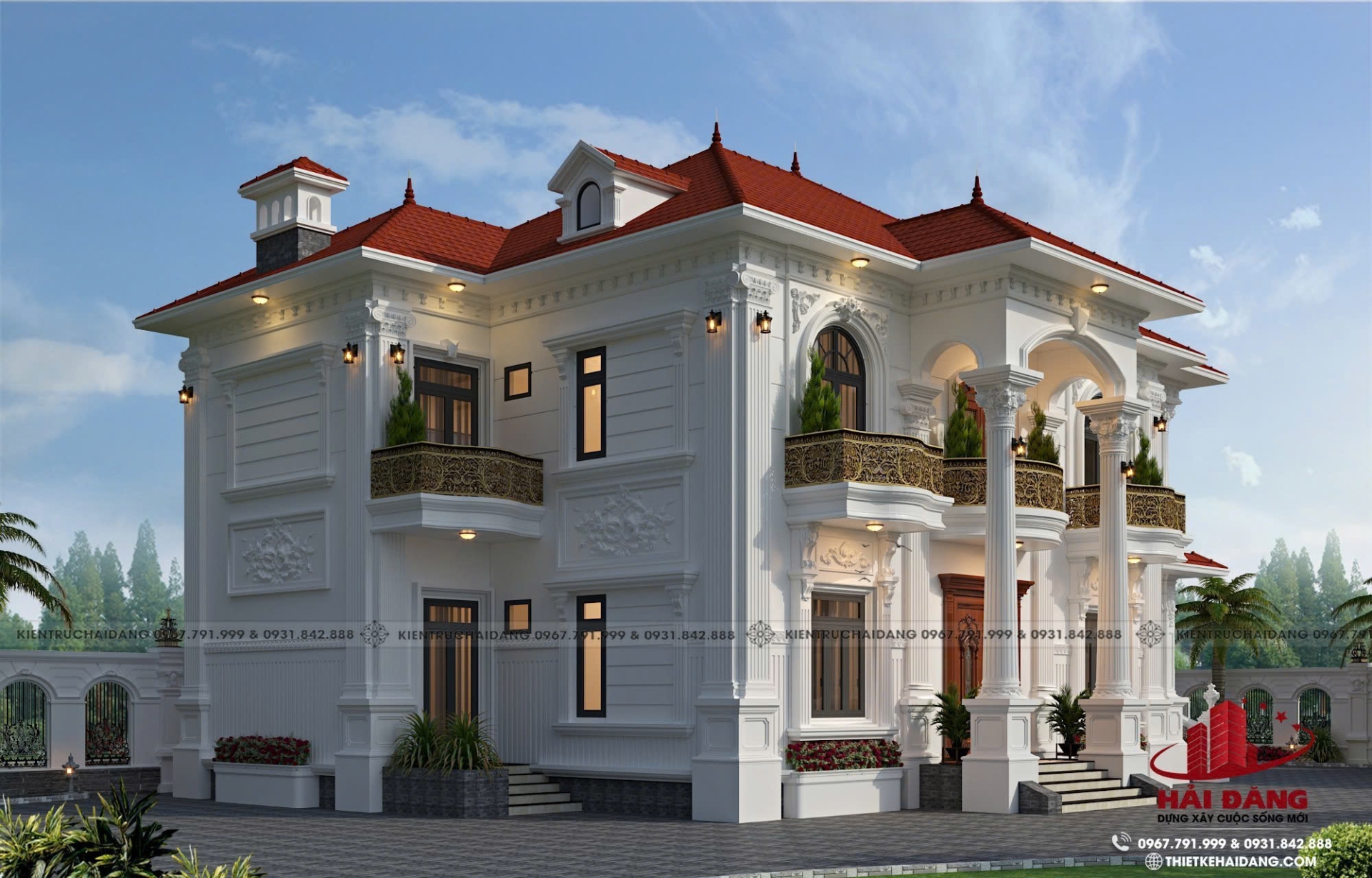 Thiết kế nhà ở sân vườn ( mẫu 3)