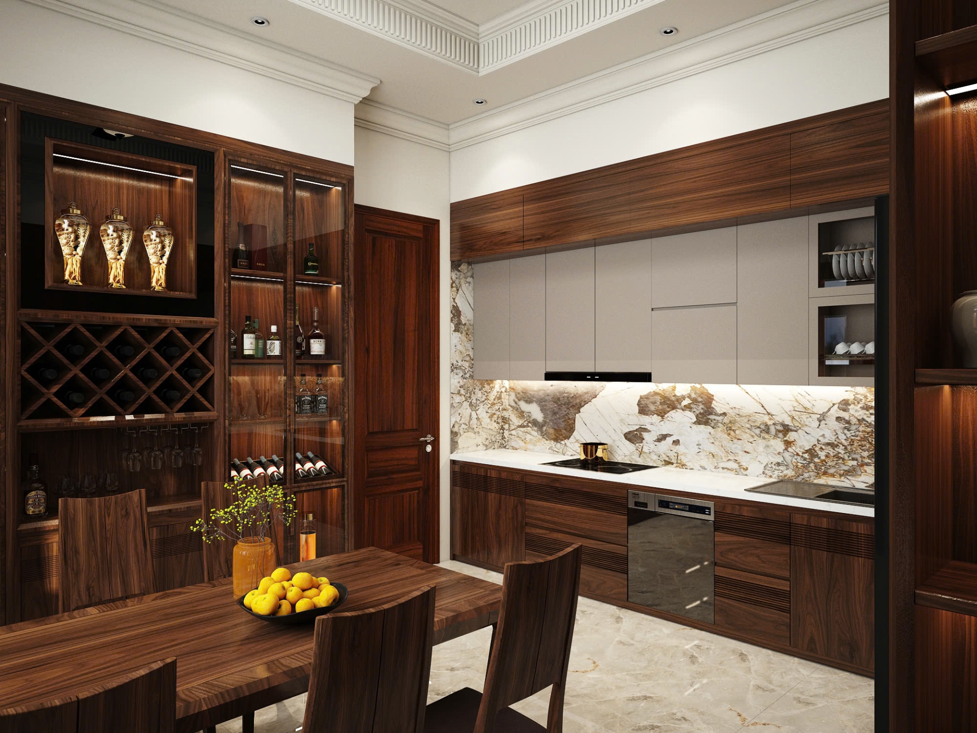 THiết kế và thi công nội thất nhà ở (Mẫu 2)