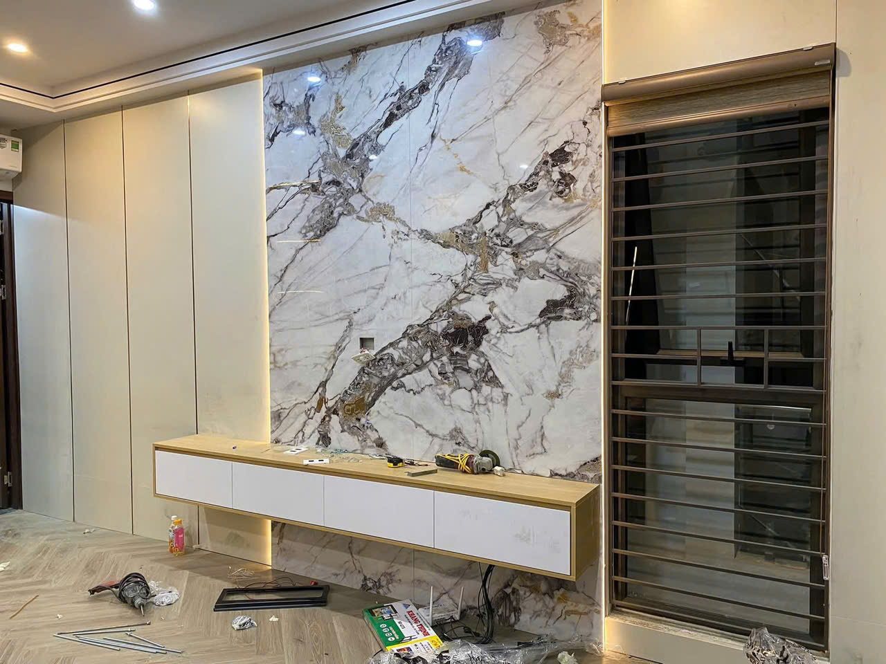 Tấm ốp than tre ( mẫu 2)