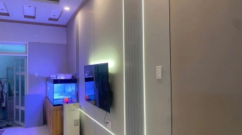 Vách lam sóng nội thất phòng ngủ